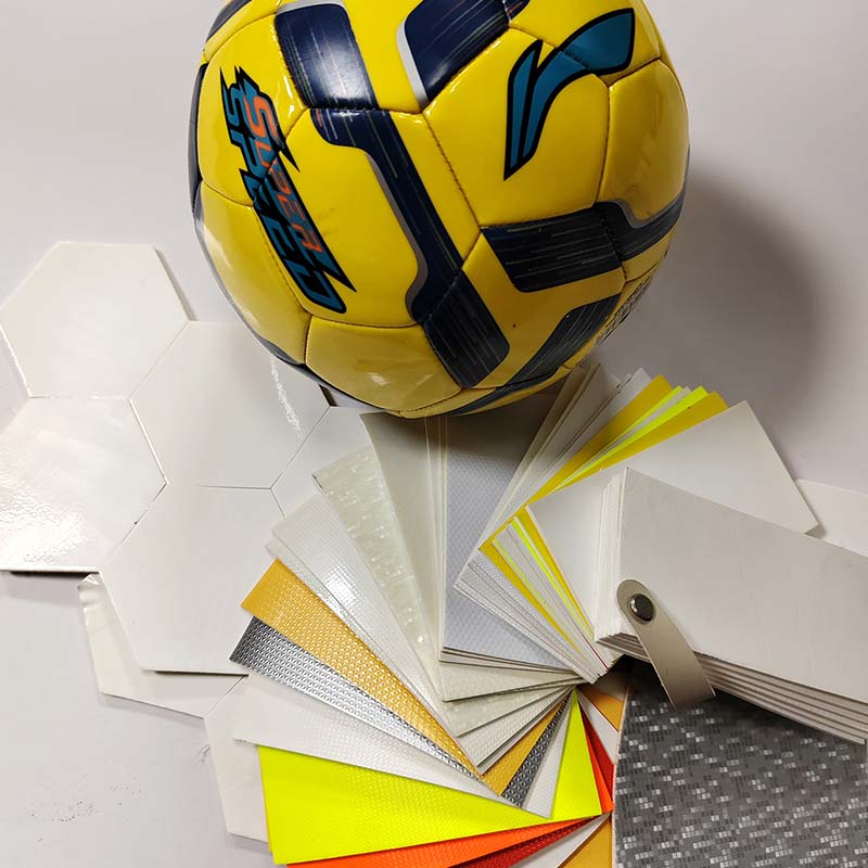さまざまなパターンの PU 合成ボール サッカー革