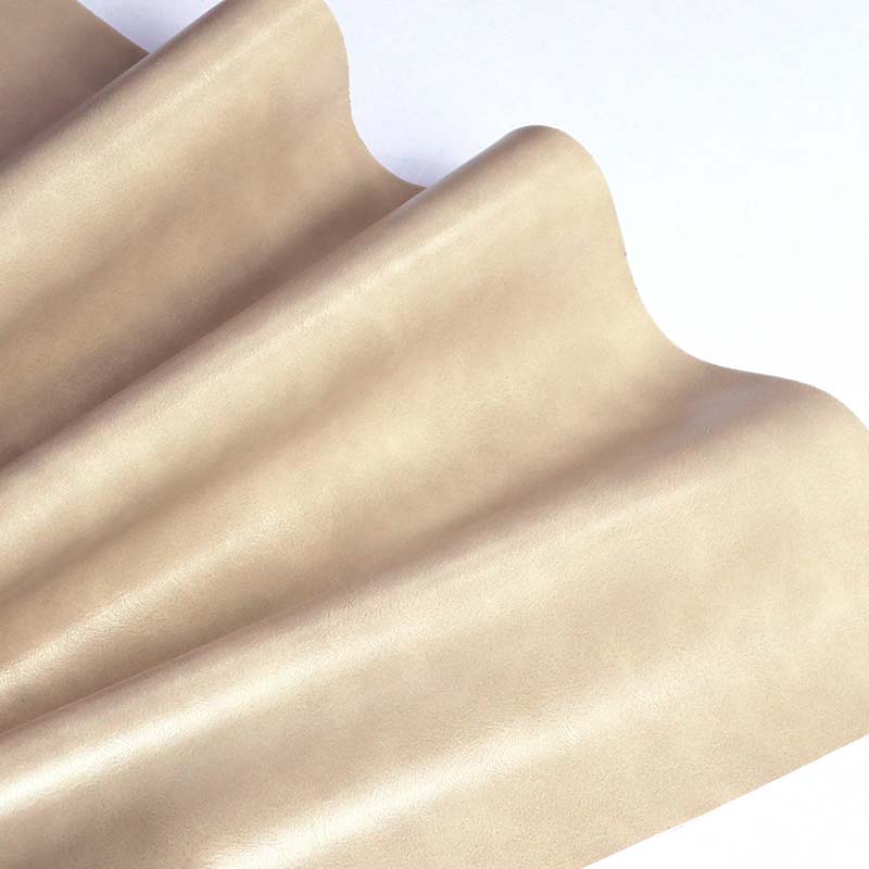 ツートンカラーの油を塗ったPVC模造革ソファチェア生地